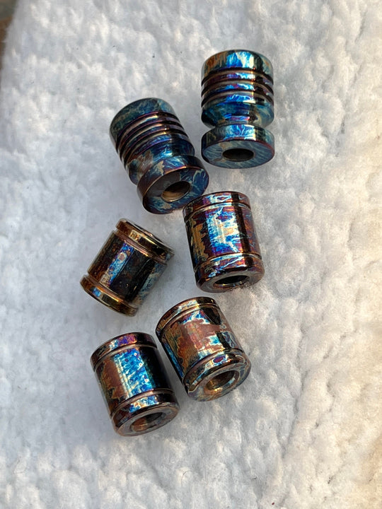 Rusty Titanium Paracord Beads